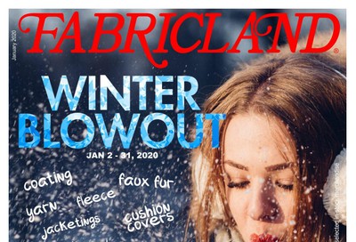 Fabricland (ON) Flyer January 2 to 31
