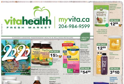 Vita Health Fresh Market Flyer January 3 to 19