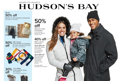 Hudson's Bay Flyer January 6 to 9