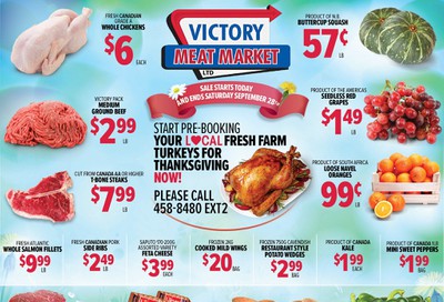 Victory Meat Market Flyer September 24 to 28