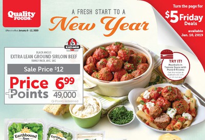 Quality Foods Flyer January 6 to 12