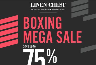 Linen Chest Boxing Day/Week Sale Flyer December 26 to 31, 2020