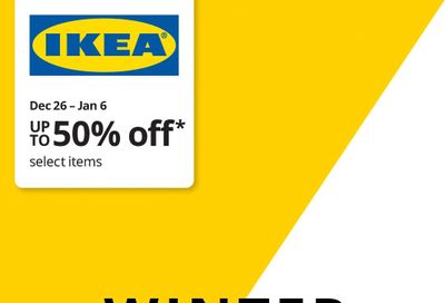 Ikea Winter Sale Flyer December 26 to January 6