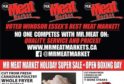M.R. Meat Market Flyer December 26 to January 2