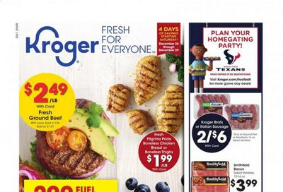 Kroger (GA, IL, LA, MI, OK, SC, TN, TX, VA) Weekly Ad Flyer December 26 to December 29