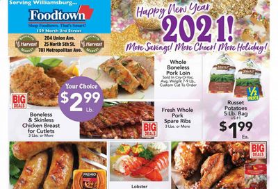 Foodtown (NJ, NY, PA) Weekly Ad Flyer December 25 to December 31