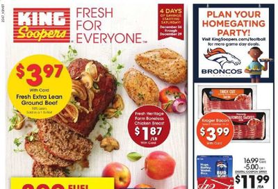 King Soopers (CO, WY) Weekly Ad Flyer December 26 to December 29
