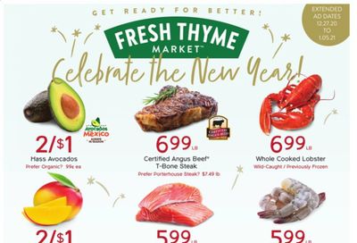 Fresh Thyme Weekly Ad Flyer December 27 to January 5