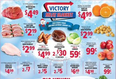 Victory Meat Market Flyer January 7 to 11