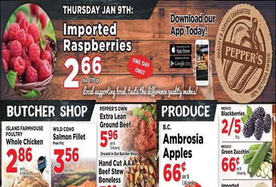 Pepper's Foods Flyer January 7 to 13