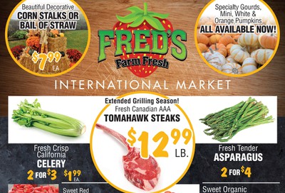 Fred's Farm Fresh Flyer September 25 to October 1
