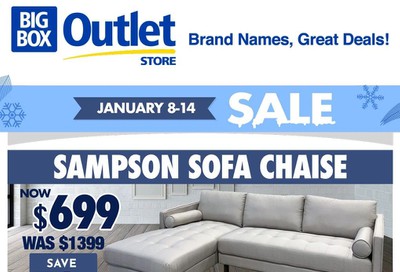 Big Box Outlet Store Flyer January 8 to 14