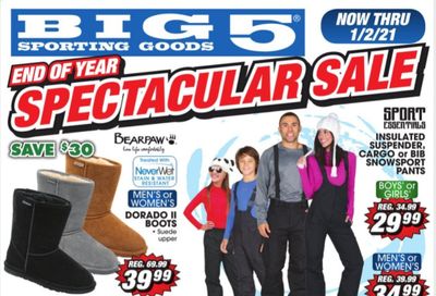 Big 5 Weekly Ad Flyer December 27 to January 2