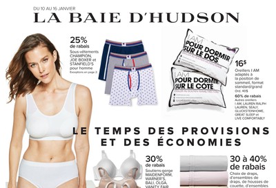 Hudson's Bay (QC) Flyer January 10 to 16