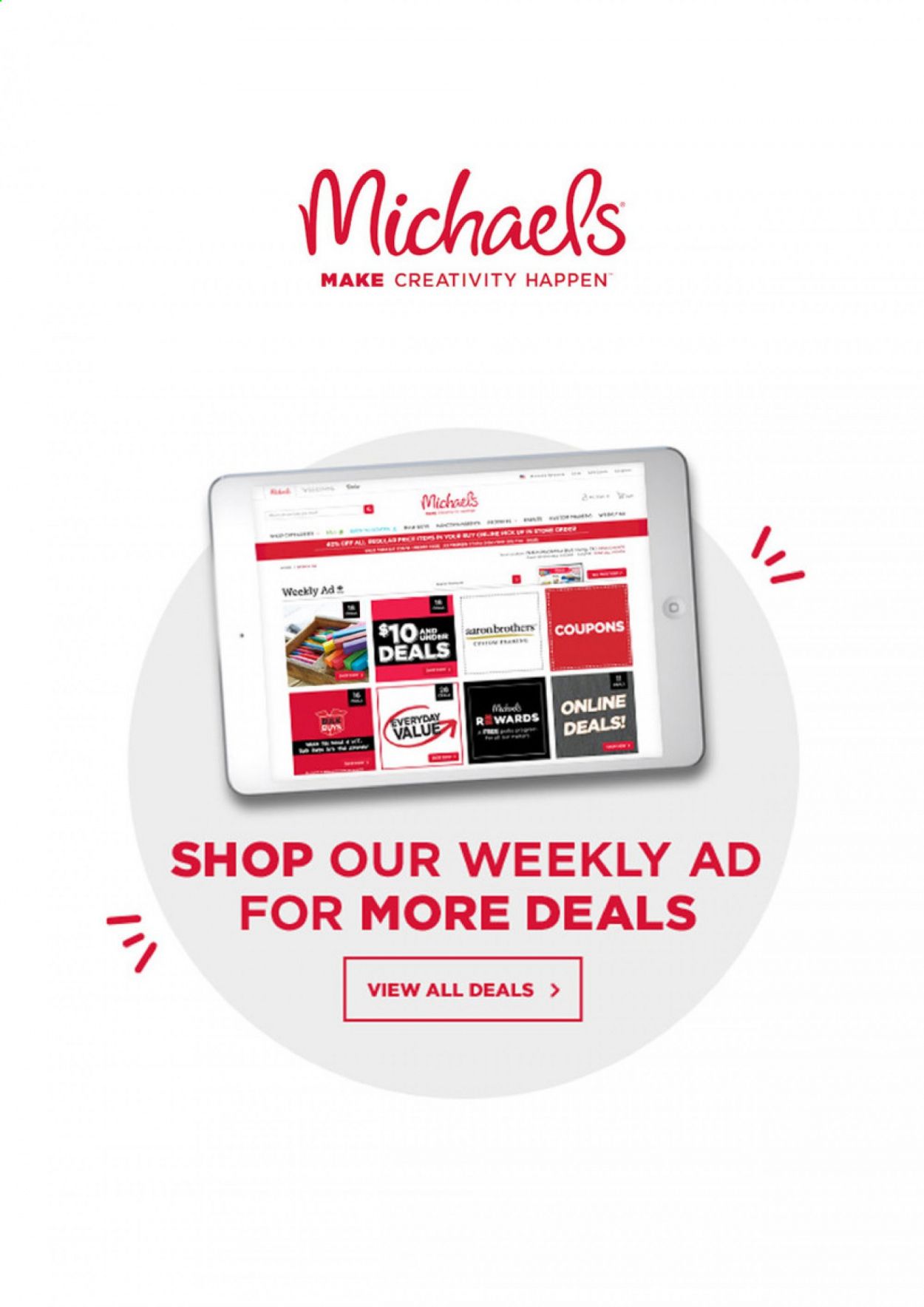 Michaels Weekly Ad Flyer December 27 to January 2