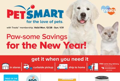 PetSmart Flyer December 28 to January 31
