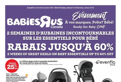 Babies R Us (QC) Flyer January 9 to 22