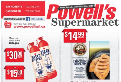 Powell's Supermarket Flyer January 9 to 15