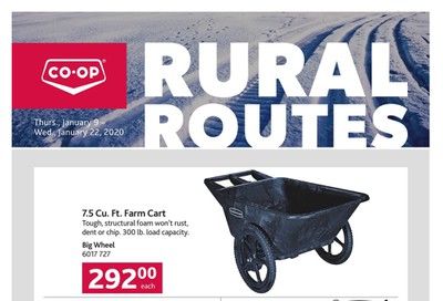 Co-op (West) Rural Routes Flyer January 9 to 22
