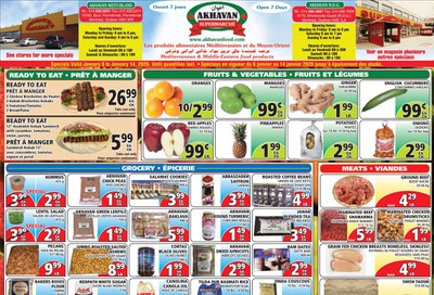 Akhavan Supermarche Flyer January 8 to 14