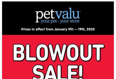 Pet Valu Flyer January 9 to 19