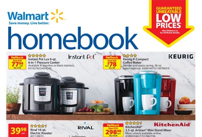 Walmart HomeBook September 26 to October 16