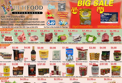 MultiFood Supermarket Flyer January 9 to 15