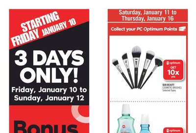 Shoppers Drug Mart (West) Flyer January 11 to 16