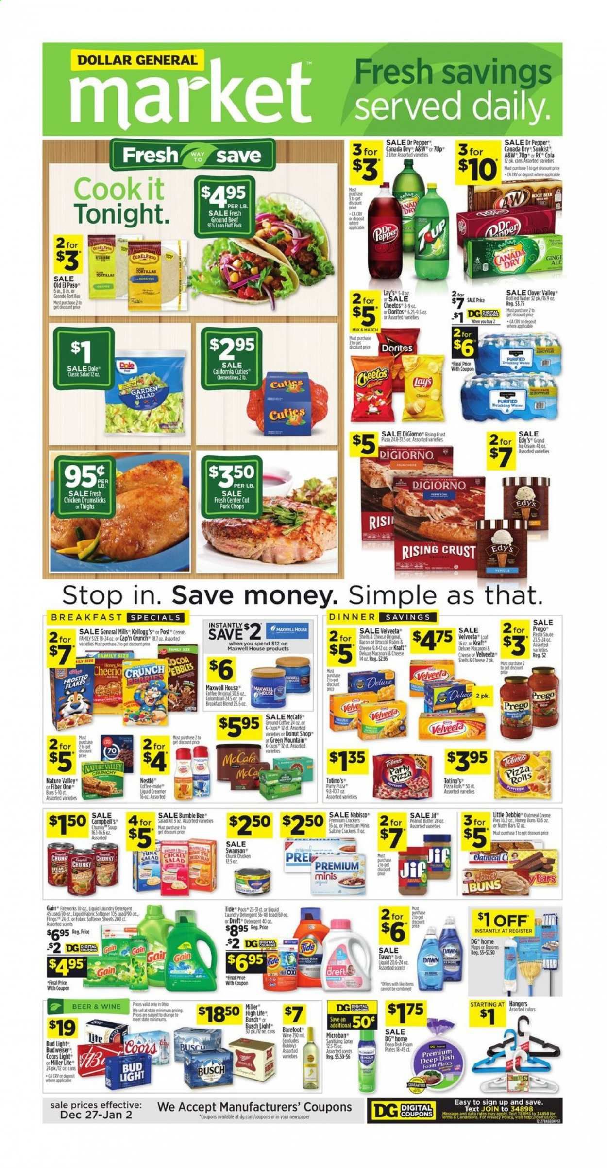 Dollar General (OH) Weekly Ad Flyer December 27 to January 2