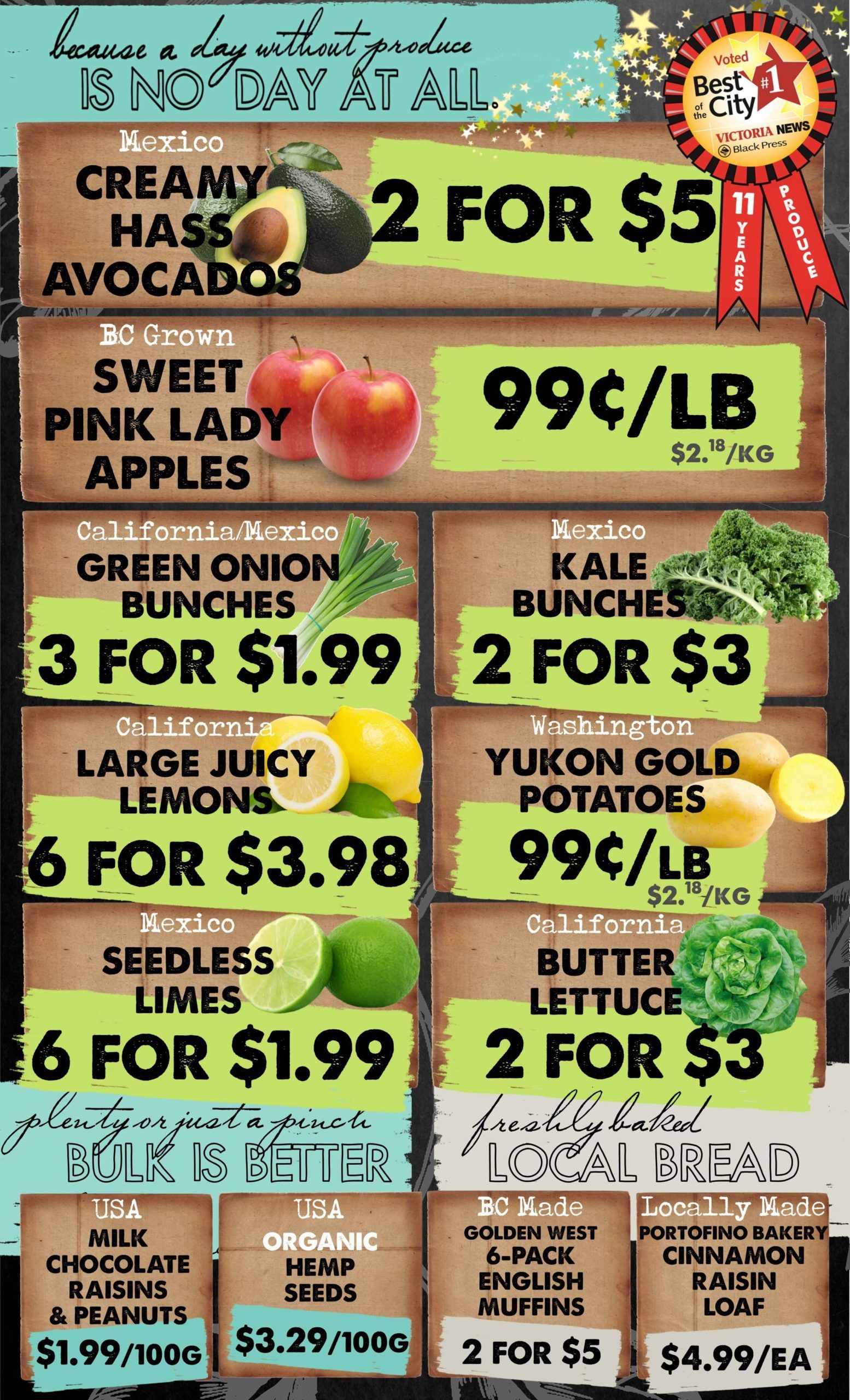 The Root Cellar Flyer December 27 to 31