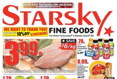 Starsky Foods (Hamilton) Flyer January 9 to 22