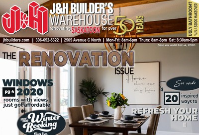 J&H Builder's Warehouse Flyer January 8 to February 4