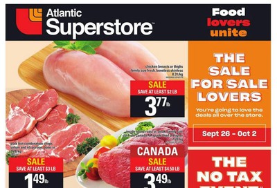 Atlantic Superstore Flyer September 26 to October 2