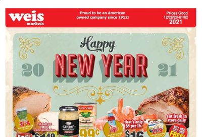 Weis Weekly Ad Flyer December 26 to January 2