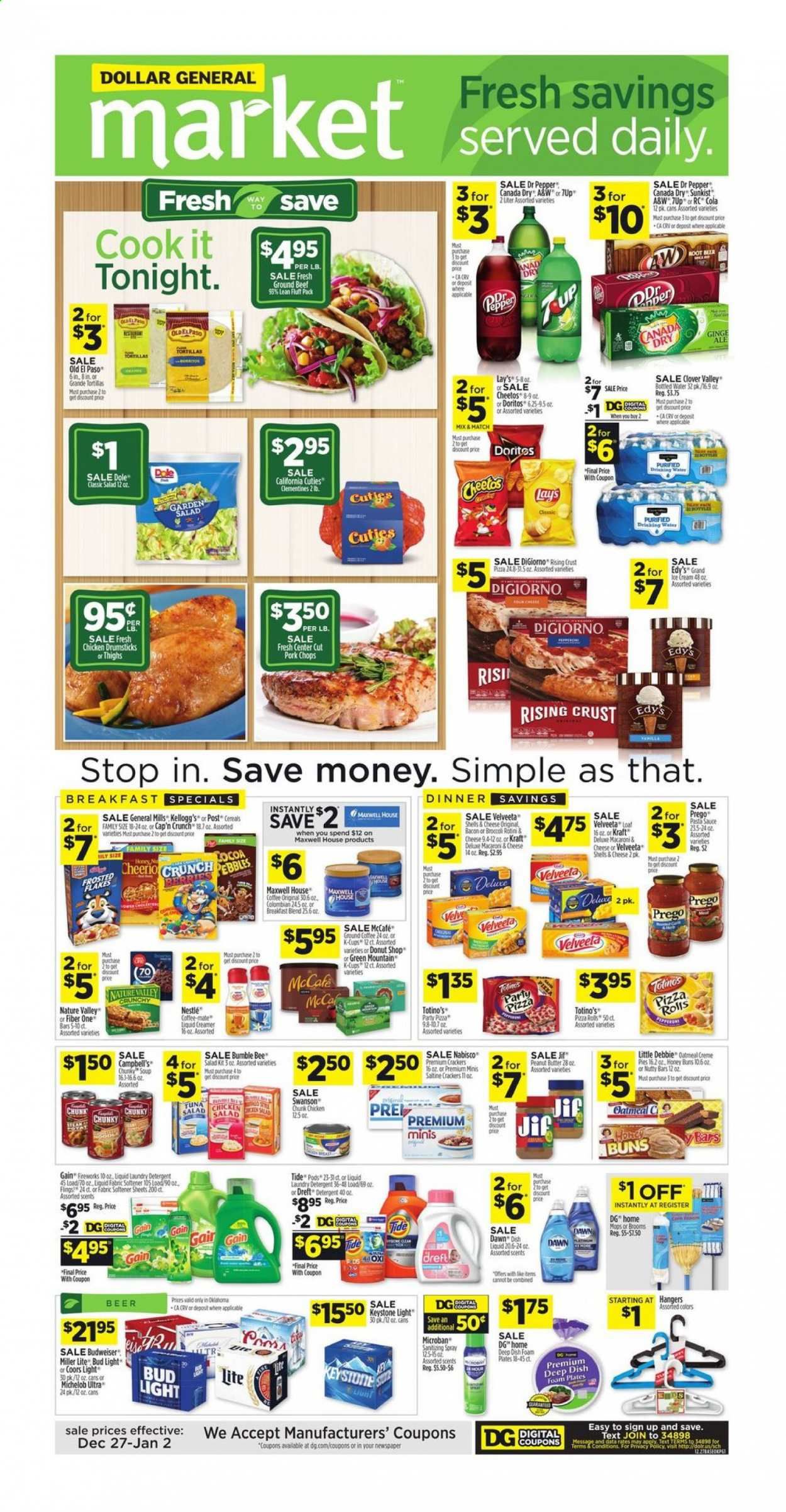 Dollar General (OK) Weekly Ad Flyer December 27 to January 2