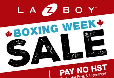 La-Z-Boy (GTA) Boxing Week Flyer December 24 to January 3