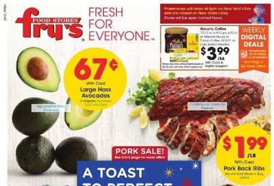 Fry’s (AZ) Weekly Ad Flyer December 30 to January 5