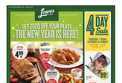 Lowes Foods Weekly Ad Flyer December 26 to January 5