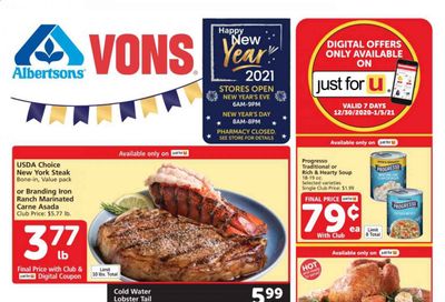Vons (CA, NV) Weekly Ad Flyer December 30 to January 5