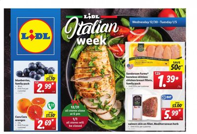 Lidl Weekly Ad Flyer December 30 to January 5