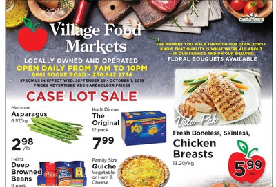 Village Food Market Flyer September 25 to October 1