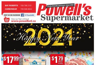 Powell's Supermarket Flyer January 1 to 6
