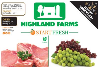 Highland Farms Flyer December 31 to January 6