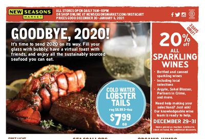 New Seasons Market (OR) New Year Weekly Ad Flyer December 30, 2020 to January 5, 2021
