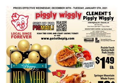 Piggly Wiggly (LA) New Year Weekly Ad Flyer December 30, 2020 to January 5, 2021