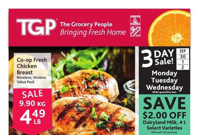 TGP The Grocery People Flyer September 26 to October 2