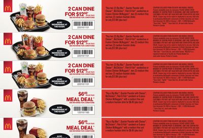 McDonald's Canada Coupons (BC) Valid until February 1