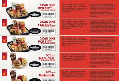 McDonald's Canada Coupons (NL) Valid until February 1