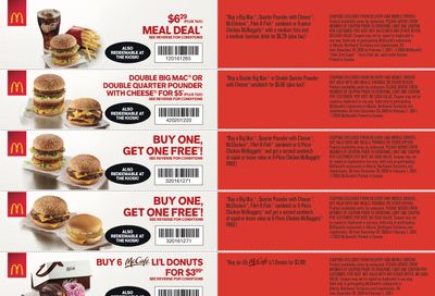 McDonald's Canada Coupons (NS) Valid until February 7