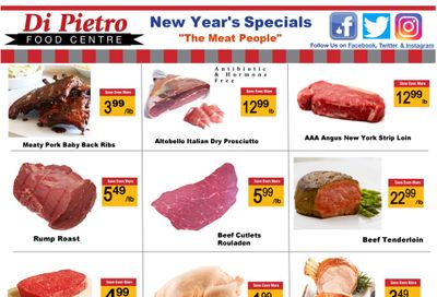 Di Pietro Food Centre Flyer December 31 to January 6